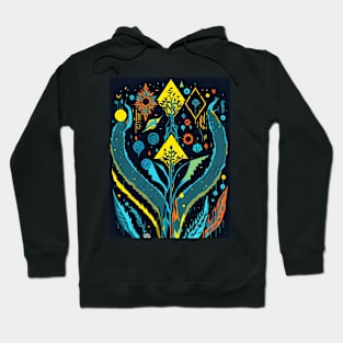 Abstract Colorful Tree Hoodie